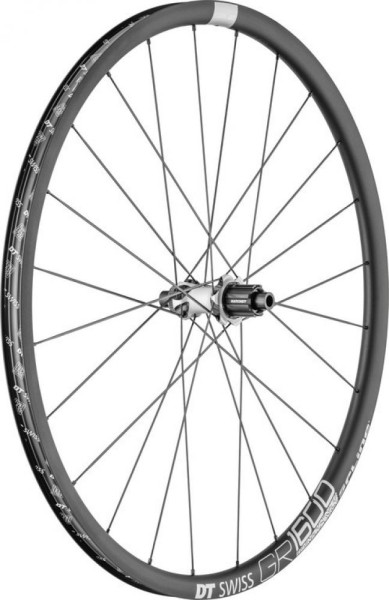 HR DT Swiss GR1600 Spline 700C DB Alu schwarz, CL,142/12mm TA, Campagnolo