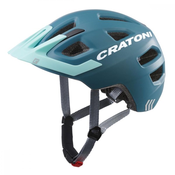 Cratoni Kinderhelm Maxster Pro Kid Gr. S/M 51-56cm steel/blau matt