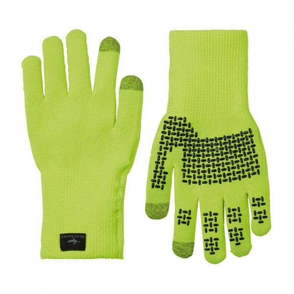 Handschuhe SealSkinz Anmer neongelb, Gr.XL