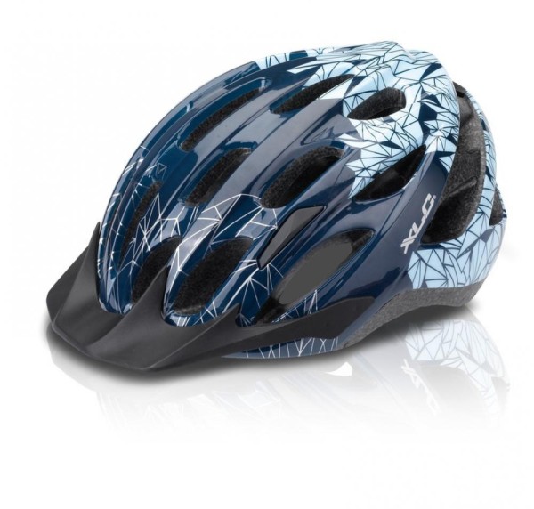 XLC Helm BH-C20 Gr. L/XL 58-63 cm blau Motiv 'Prism'