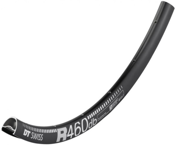 Felge DT Swiss R 460 DB 28", schwarz, 24 Loch, 622-18, VL 6,5mm