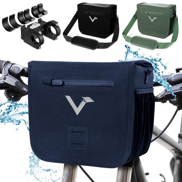 Valkental Lenkertasche Robuste Front Pack dunkelblau