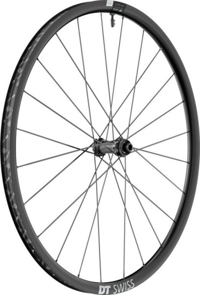 VR DT Swiss GR1600 Spline 25 DB 28"/24 Alu schwarz, CL,100/12mm TA