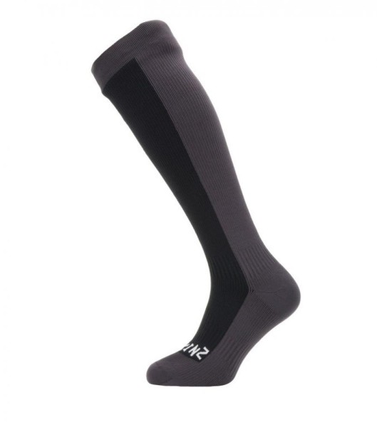 Socken SealSkinz Cold Weather Knee schwarz/grau, Gr. XL (47-49)