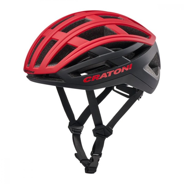 Cratoni Fahrradhelm  C-AirLite red-black matt  Größe M-L  (56-58 cm)