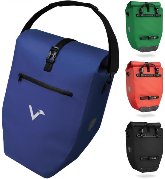 Valkental Gepäckträgertasche ValkBasic blau 28L