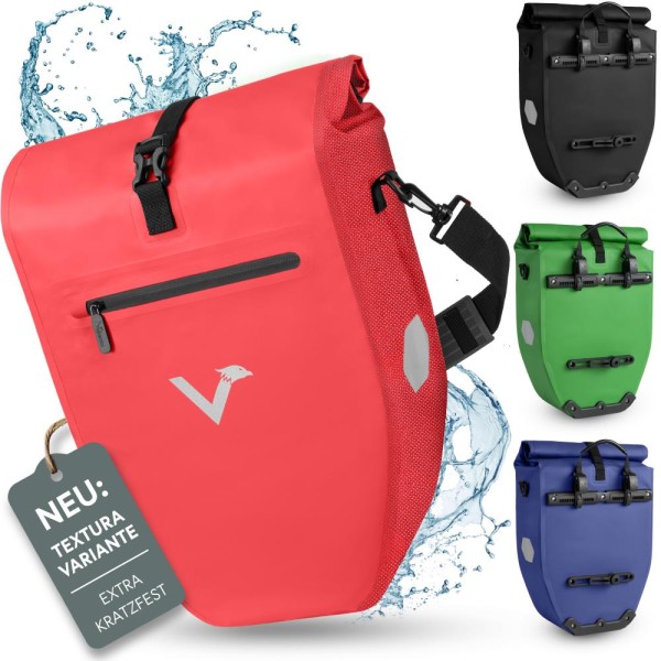 Valkental Gepäckträgertasche ValkBasic rot 28L