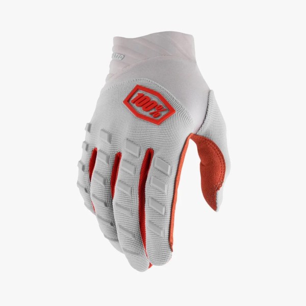 100% Airmatic Gloves silver M