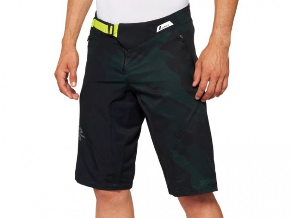 100% Airmatic LE Shorts, Black Camo., 30zoll