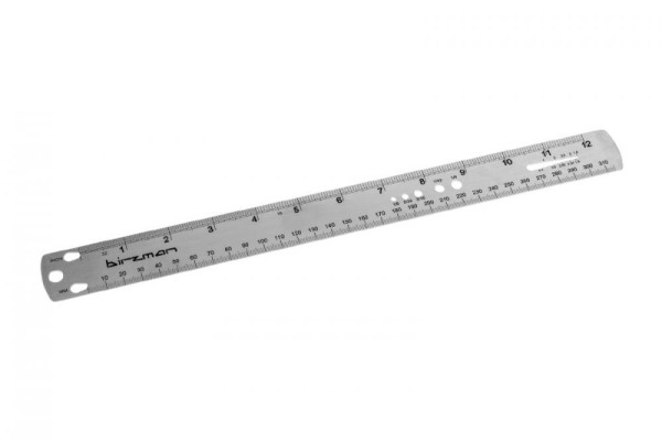 Birzman Spoke ruler f. spokes a. bearings, up to 310 mm, white