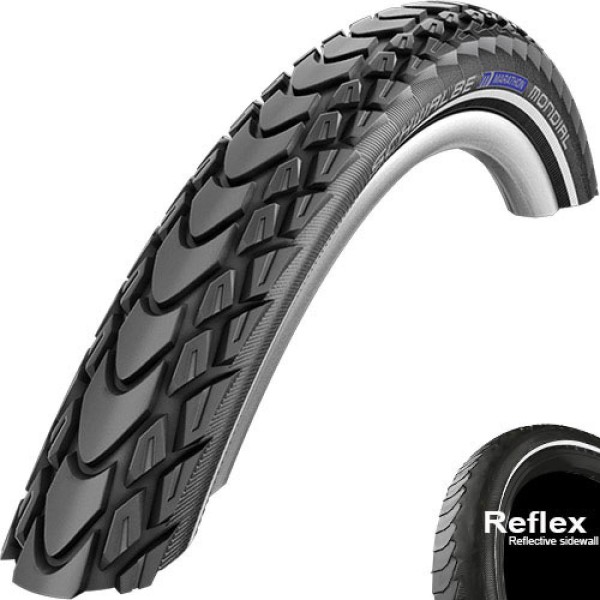 Schwalbe Reifen Marathon Mondial 27.5x2.00" 50-584 schwarz Reflex E-25 HS428 faltbar