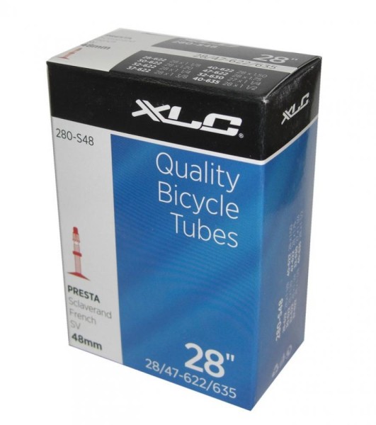 XLC Fahrradschlauch 27/28 x 1 1/8-1.75 28/47-622/635 SV 48