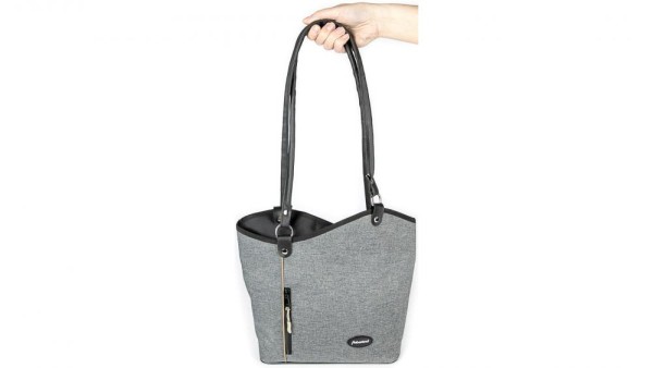 Haberland Lenkertasche Melanie   grau   LKF132