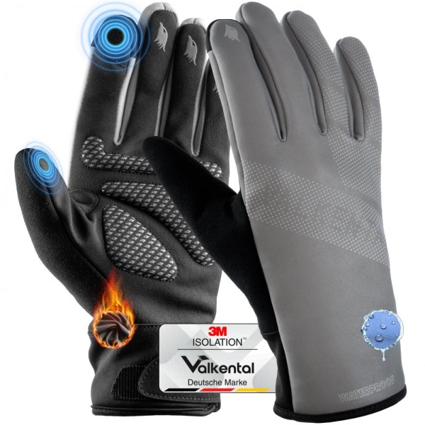 Valkental Handschuhe GloRider V2 Ultra Gr. M Grau Reflectiv