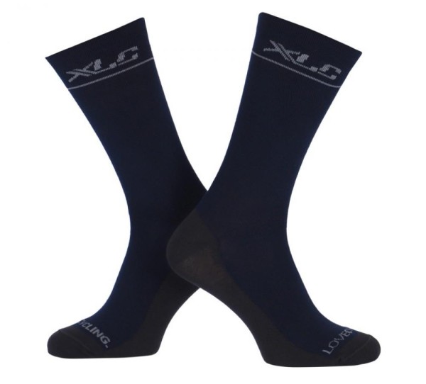 XLC Gravel Socke CS-L05 blue nights, love cycling Gr. 39-41