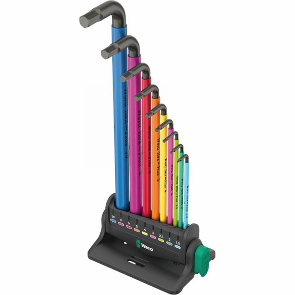 Wera 950/9 Hex-Plus Multicolour 3 Winkelschlüsselsatz