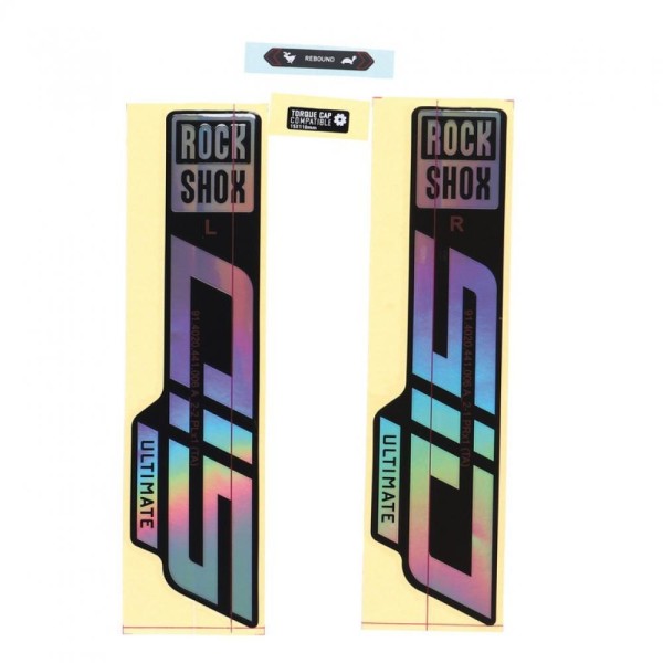 Gabel DecalKit RockSh.SID Ult. 27/29" 11.4018.105.042,gloss Rainbow-Folie f.sw