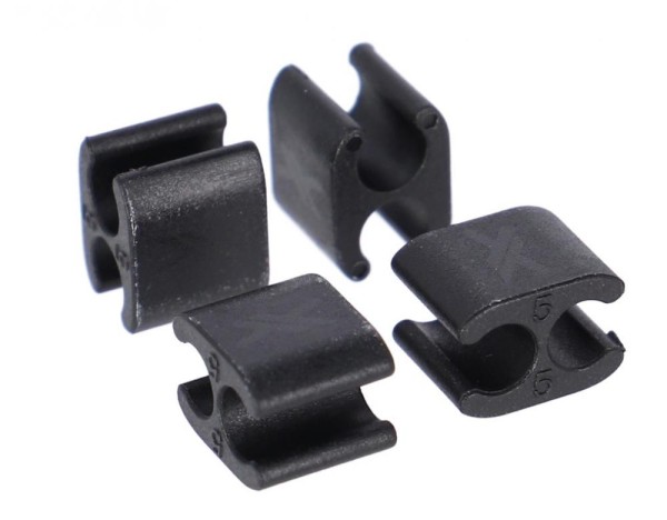 XLC Kabelclip BR-X122 &#216;5mm Kabel, &#216;5mm Aussenhülle 30er Set