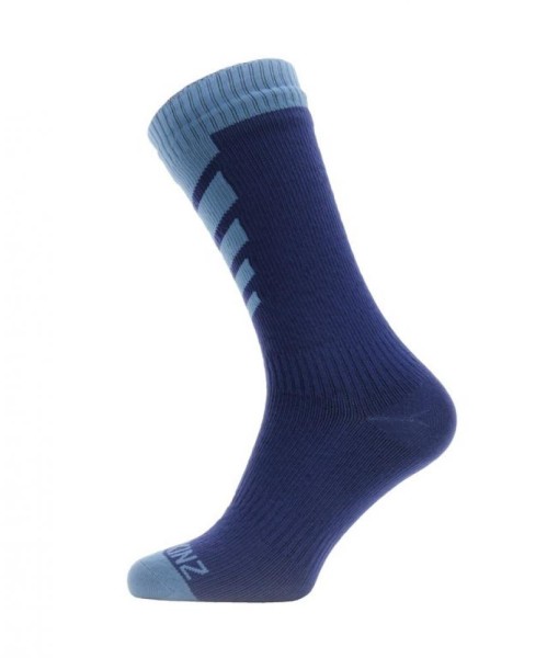 Socken SealSkinz Warm Weather Mid Length navy bl, Gr.S (36-38),unisex,wasserdicht