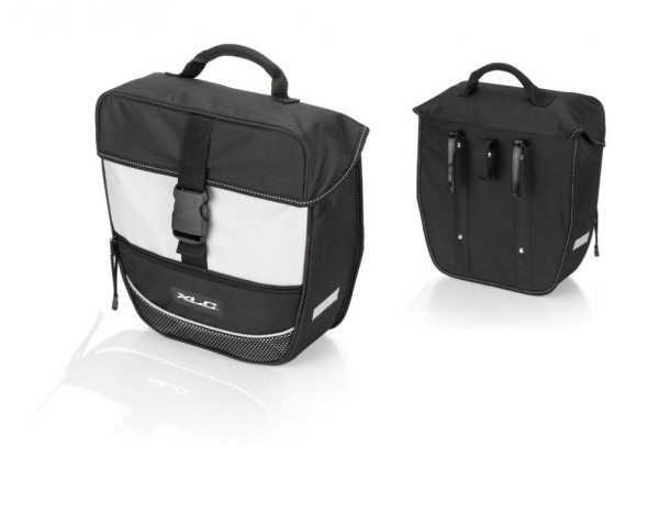 XLC Einzelpacktasche Traveller BA-S67 schwarz/anthrazit, 34x30x13cm, ca.13 ltr