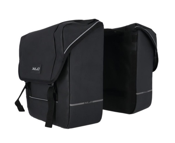 XLC Doppelpacktasche 5:1 BA-M04 schwarz, ca. 35x30x12cm