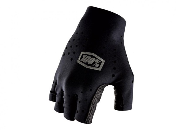 100% Sling Short Finger Gloves grau L