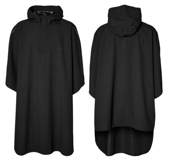 Fahrrad Regenponcho Basil Hoga Unisex Einheitsgröße - Farbe: schwarz