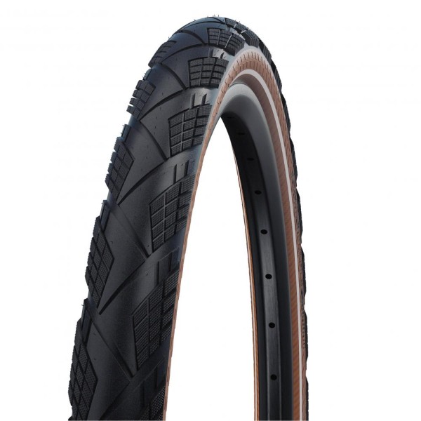 Reifen Schwalbe Marathon EFFICIENCY 28x2.15" 55-622 schwarz/braun Reflex TLE E-50 faltbar