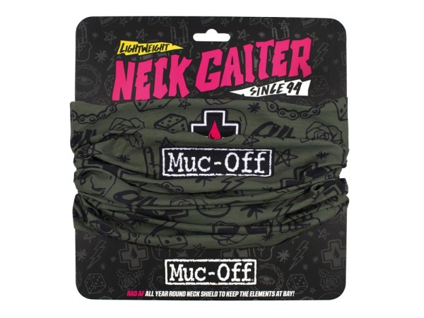 Muc Off Winter Neck Gaiter, Punk/Green