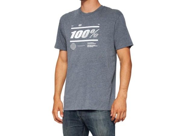 100% Global T-Shirt, Heather Grey, S