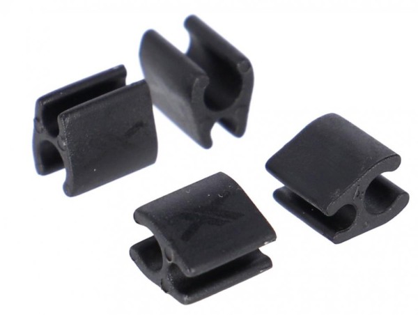 XLC Kabelclip für Di2 BR-X121 &#216;2,5mm Kabel, &#216;4mm Aussenhülle 30er Set