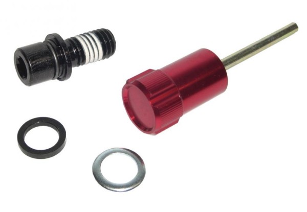 Rebound Adjuster Knob/Bolt Kit Aluminum 11.4310.645.000 Red Short