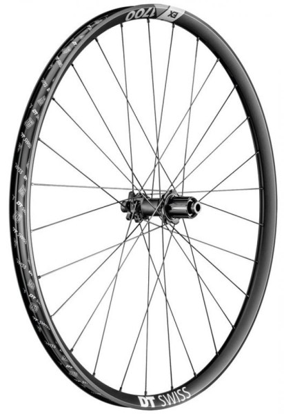 HR DT Swiss EX 1700 Spline DB 29"/30mm Alu,sw,IS 6-bolt, 148/12 TA Boost, Shim.