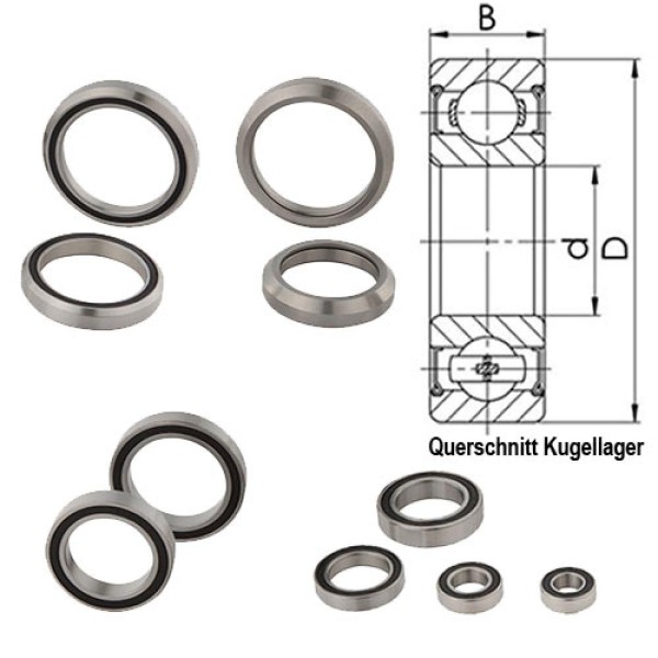 Quaxar Industrielager 6905 25 x 42 x 9 mm