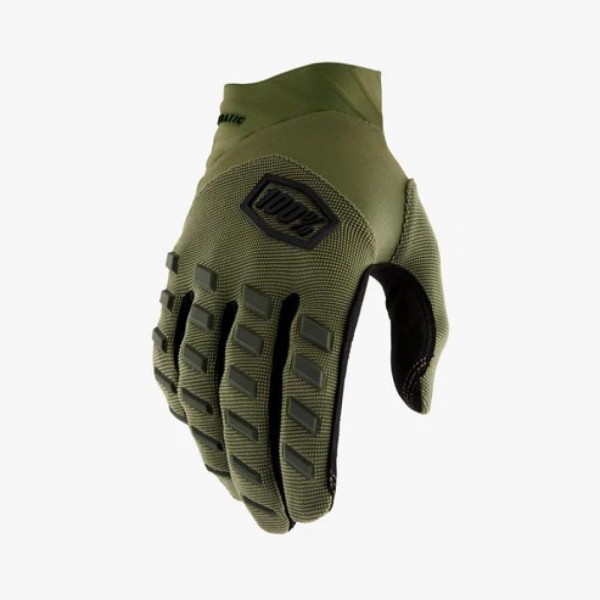 100% Airmatic Gloves army green S