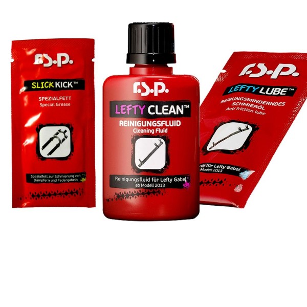 Lefty Ocho Kit 50 ml Clean + 10 ml Lube + 8 g