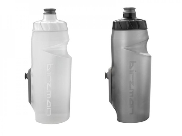 Birzman Cleat water bottle set, 650ml, incl. cleat no cage, black