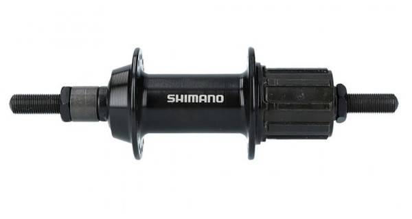 HR-Nabe Shimano FH-TY 500  7-fach 135mm, 36 Loch, schwarz, Nut