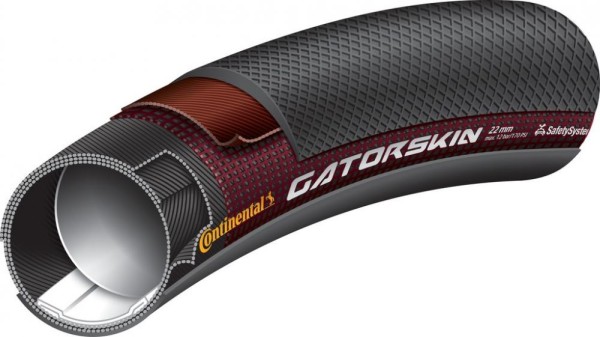 Reifen Continental Conti Schlauch Sprinter Gatorskin 28"x25mm (27x1") schwarz Dura Skin