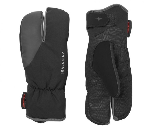 Handschuhe SealSkinz Barwick schwarz/grau, Gr.L