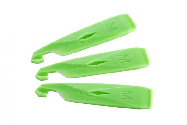 Birzman Tire lever set, hardened  ABS, 3 pcs/set, green, green