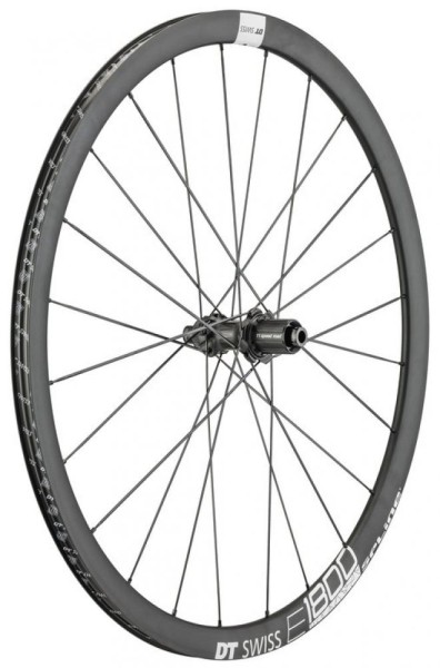 HR DT Swiss E 1800 Spline DB 32 Alu, schwarz, CL,142/12mm TA, Shimano