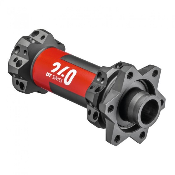 VR-Nabe DT Swiss 240 MTB DB Straightp 110mm/15mm TA Boost, 28 L., IS 6-bolt