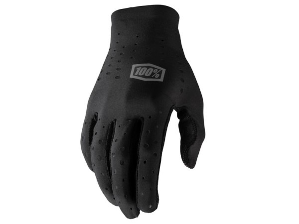 100% Sling Women's Gloves, black, XL