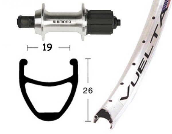 H-Rad 28x1.75 TX 500 8/10-f.silb.SSP 36L Rodi Airline 1 silber.Niro-Spei.