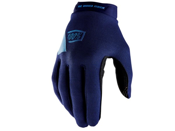 100% Ridecamp Gloves, Navy/Slate, L