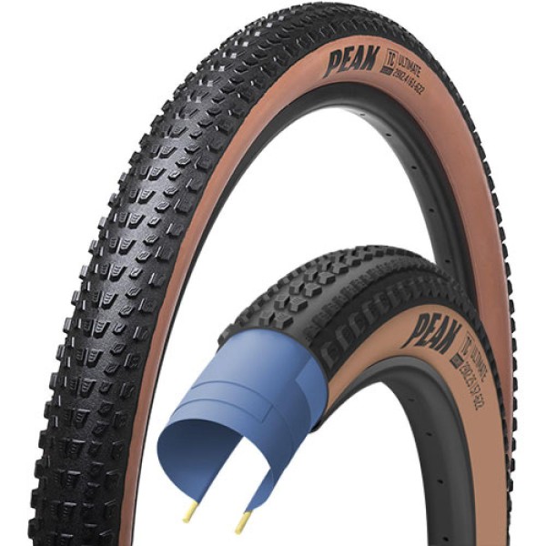 57-584 Peak tubeless complete Falt, MWall, DynamicAT, schwarz-transparent, Goodyear, 551199