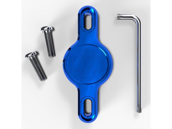 Muc Off Secure Tag Holder V2, blue, unis