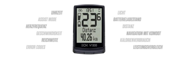 EOX® VIEW 1300 YOUR SMART E-BIKE COMPANION