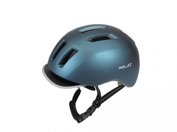 XLC Helm City BH-C24 Gr. 58-61 cm metallic blau